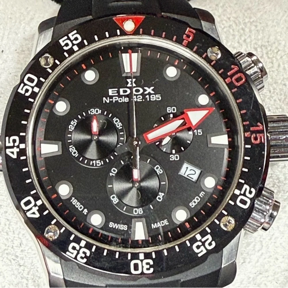 Edox Chrono Offshore 1 Sharkman ll North Pole Limited Editition Men’s Watch